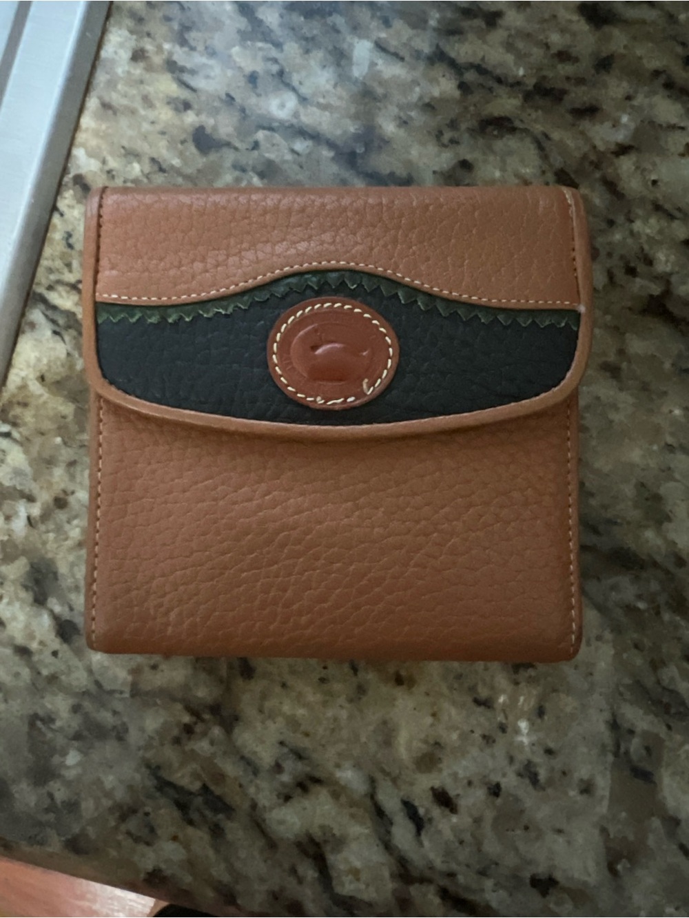 Dooney and Bourke all weather leather vintage trifold wallet